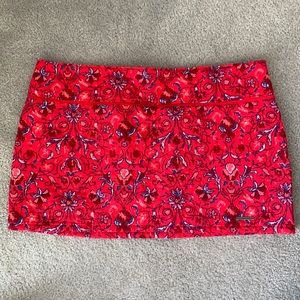 Abercrombie & Fitch Red Floral Mini Skirt, Size 2